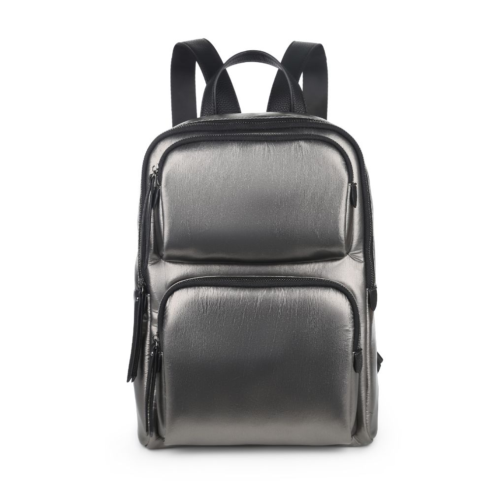 Product Image of Urban Expressions Braxton Backpack NA-840611166784 View 1 | Pewter