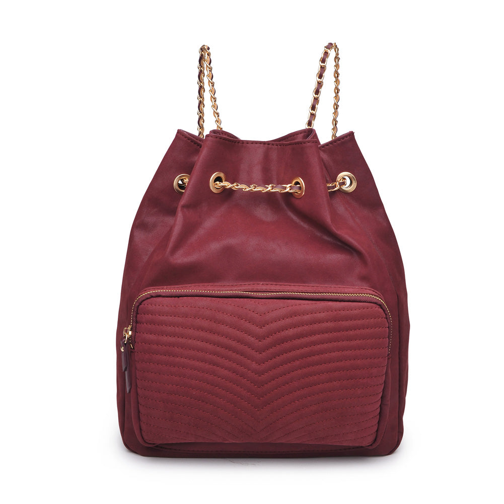 Product Image of Urban Expressions Farrah Backpack NA-840611153692 View 1 | Burgundy