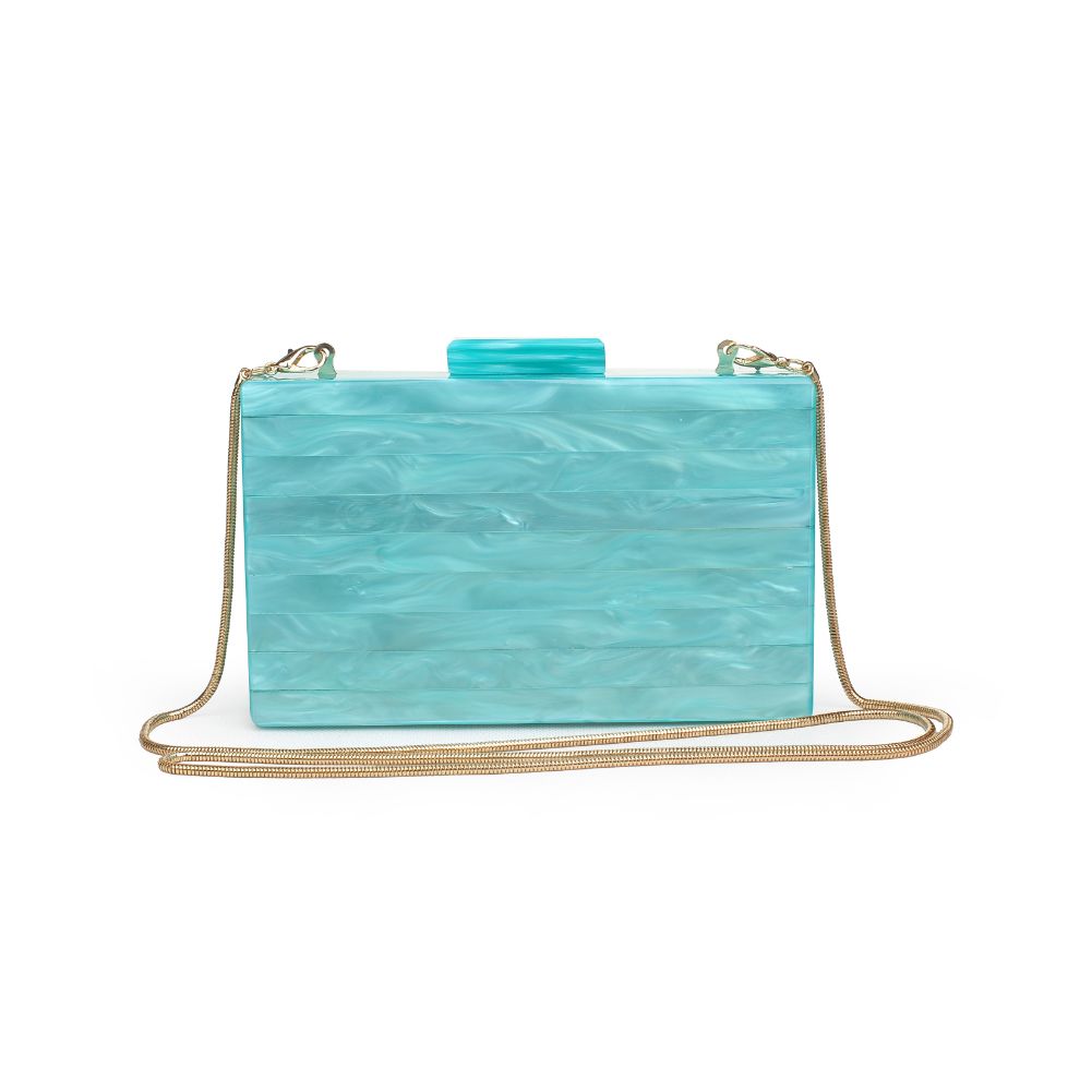 Product Image of Urban Expressions Ariel Evening Bag 840611171344 View 1 | Turquoise