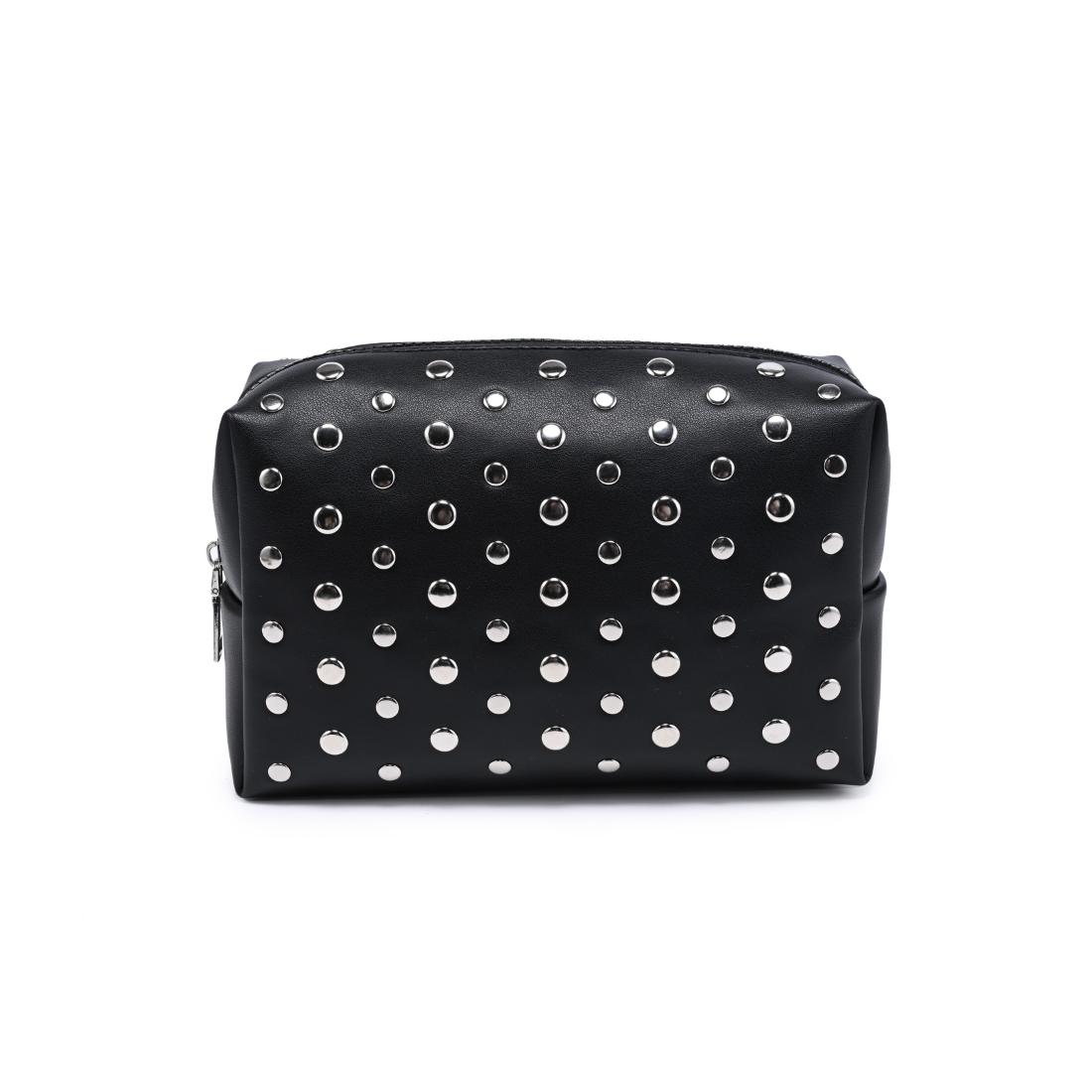 Urban Essentials Stud Collective Cosmetic & Travel Organizer Pouch 840504210488 View 5 | Black