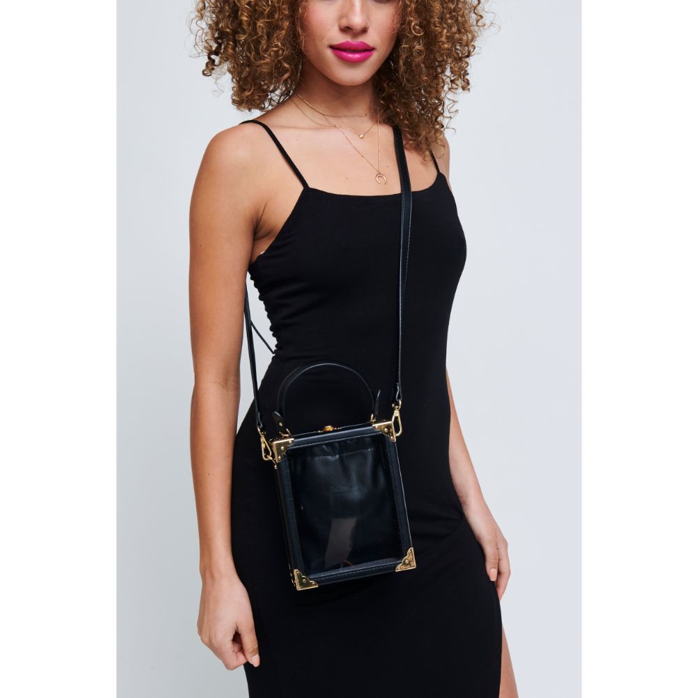 Woman wearing Black Urban Expressions Maree Crossbody 840611158505 View 1 | Black
