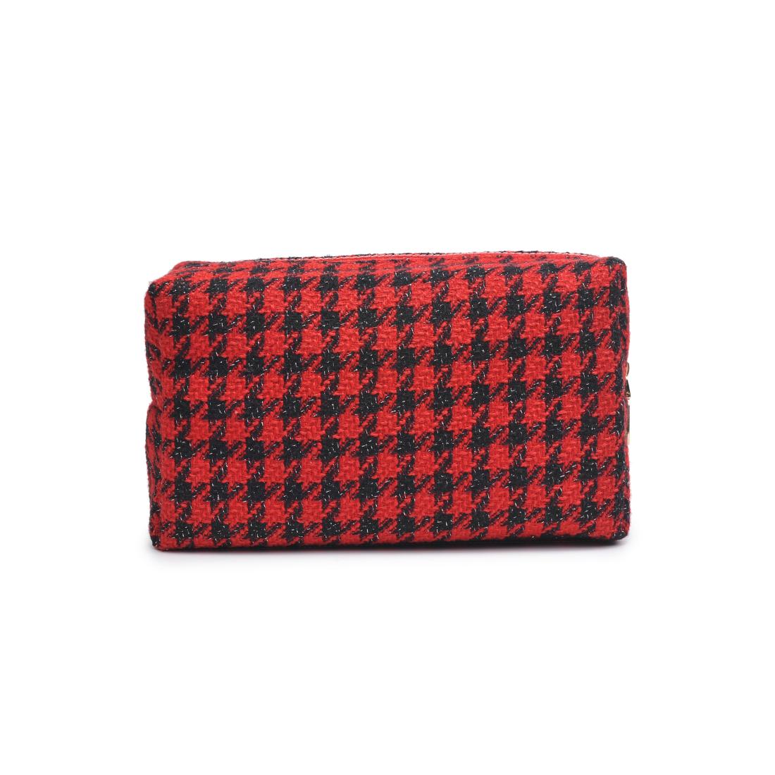 Urban Essentials Haute Tooth Cosmetic & Travel Organizer Pouch 840611197214 View 7 | Red