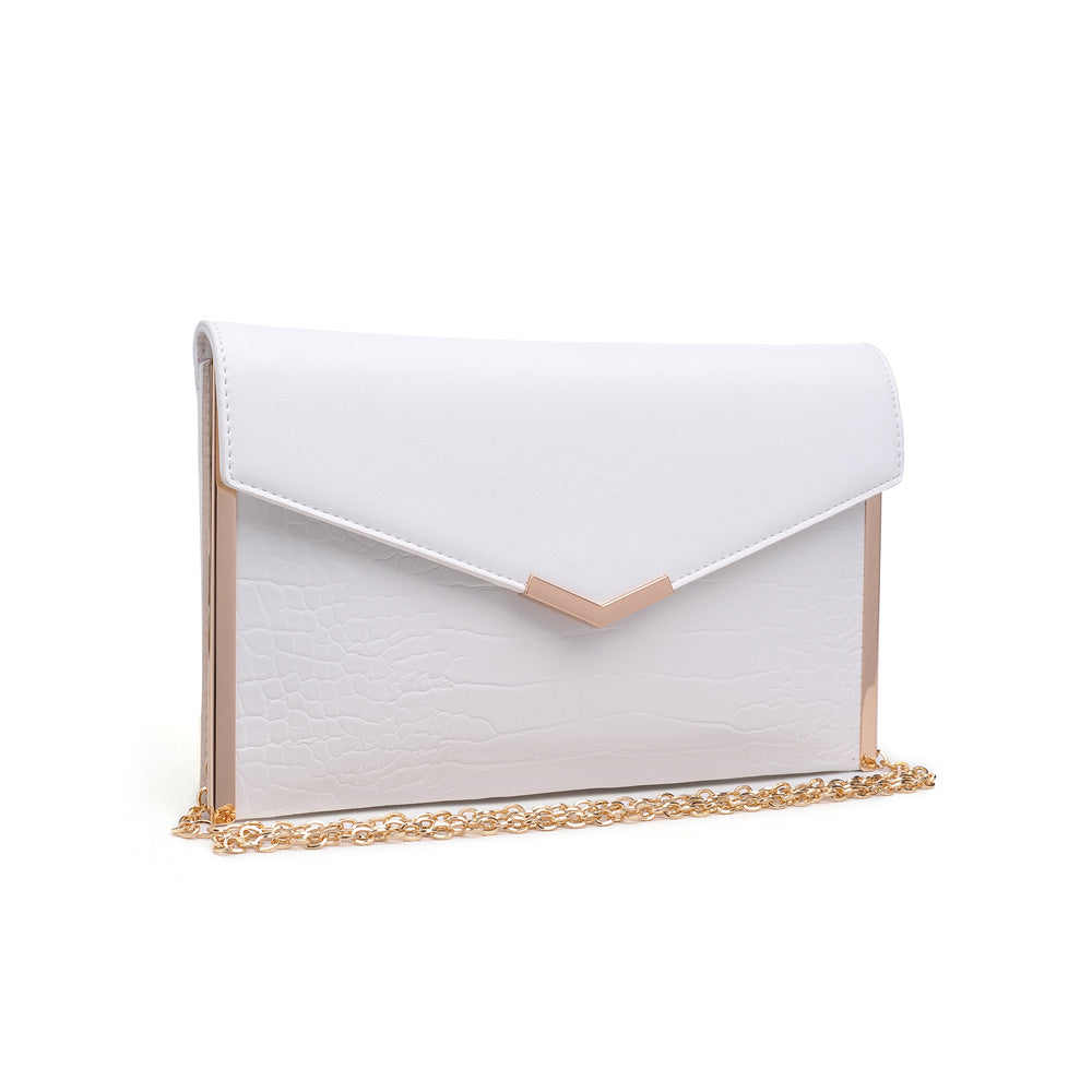Product Image of Urban Expressions Heather Clutch NA-840611159632 View 2 | White