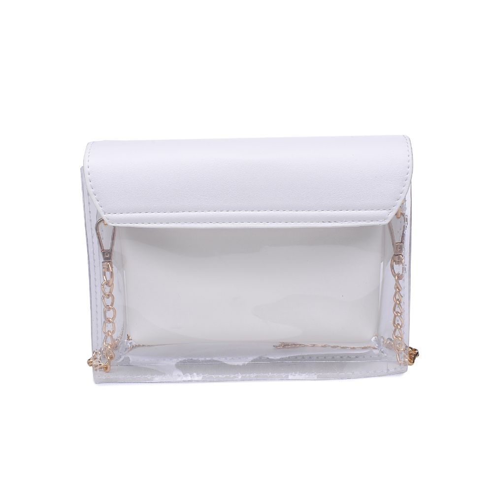 Product Image of Urban Expressions Tailgate Clutch 840611159977 View 3 | White