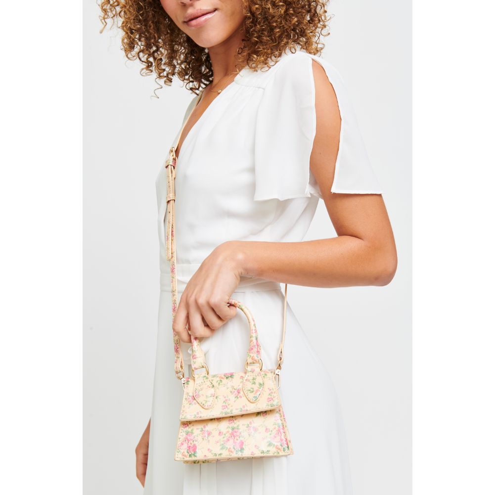 Woman wearing Cream Urban Expressions Jojo Mini Bag 840611181442 View 1 | Cream