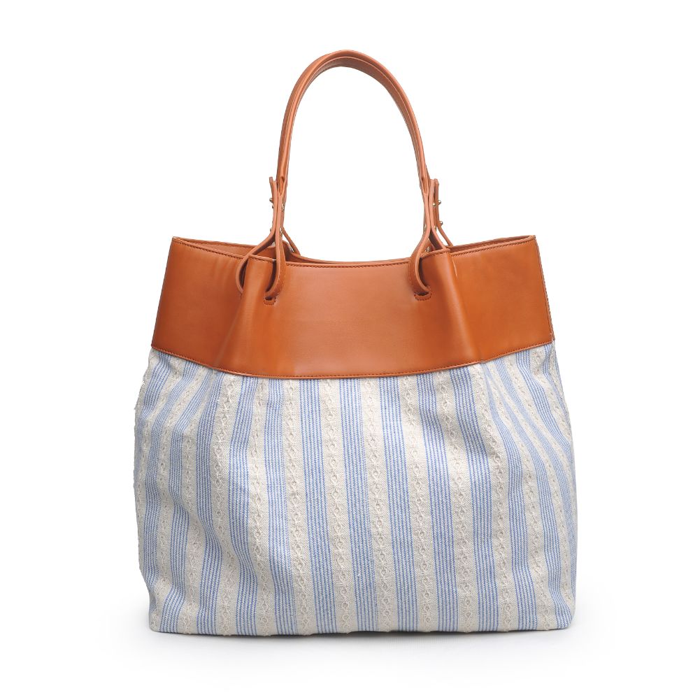 Product Image of Urban Expressions Kiara Tote 840611172334 View 1 | Blue Tan
