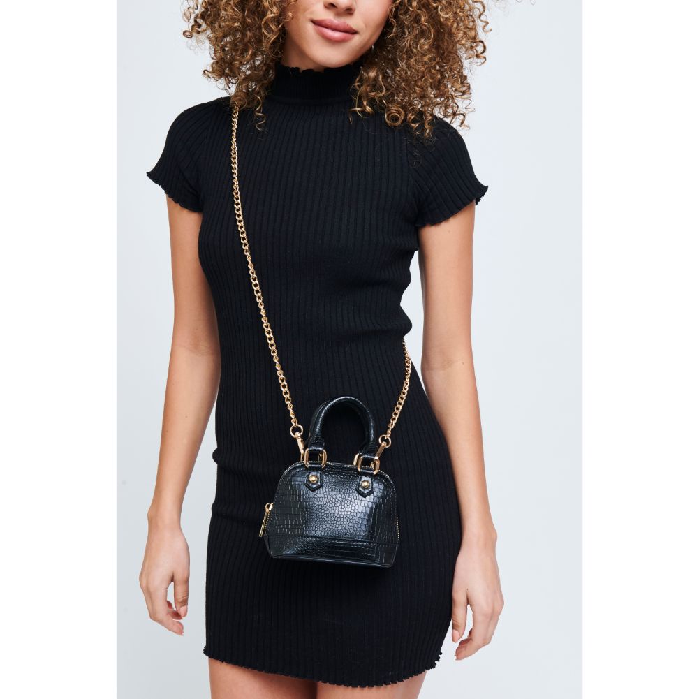 Woman wearing Black Urban Expressions Bambi Crossbody 840611177230 View 1 | Black