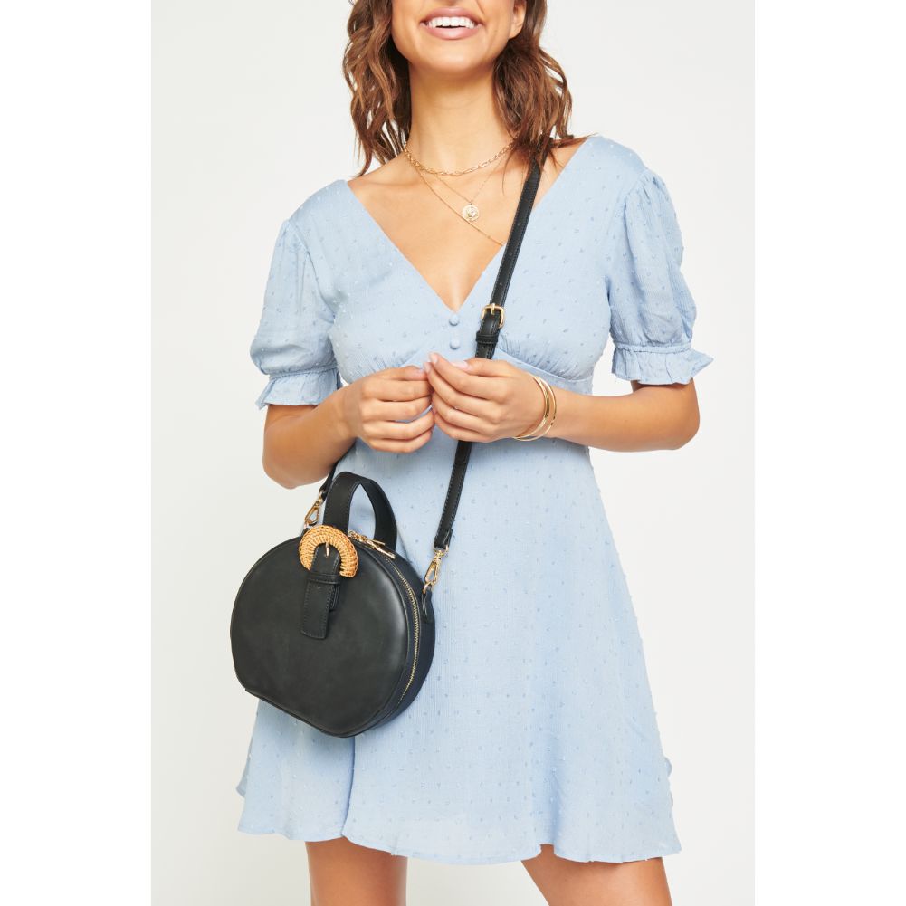 Woman wearing Black Urban Expressions Millie Crossbody 840611169051 View 1 | Black