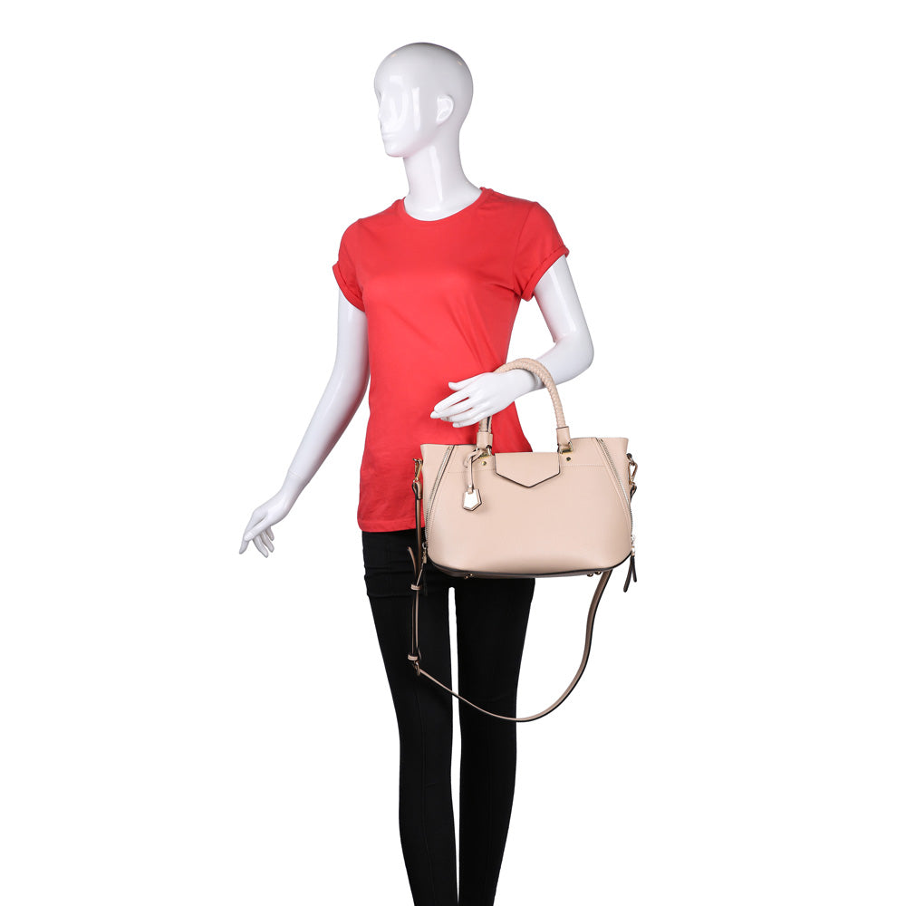 Product Image of Urban Expressions Phoenix Satchel NA-840611158543 View 5 | Nude