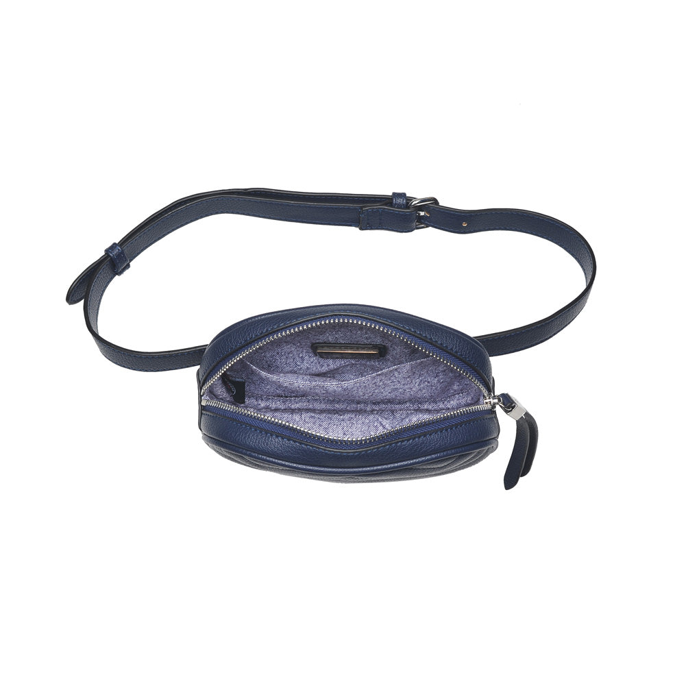 Woman wearing Navy Urban Expressions Sage Belt Bag 840611152138 View 9 | Navy