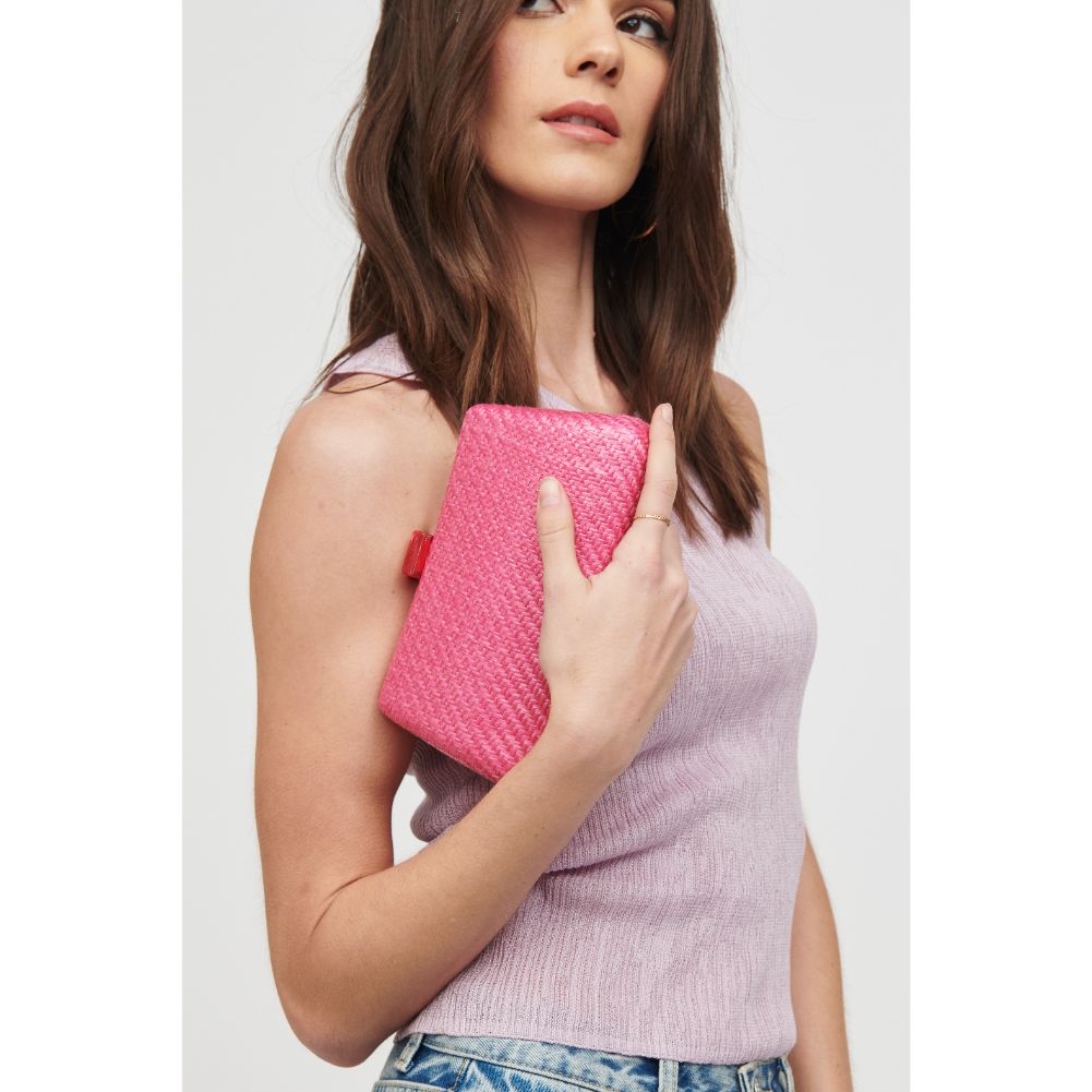 Woman wearing Flamingo Urban Expressions Winona Minaudiere 818209019088 View 4 | Flamingo