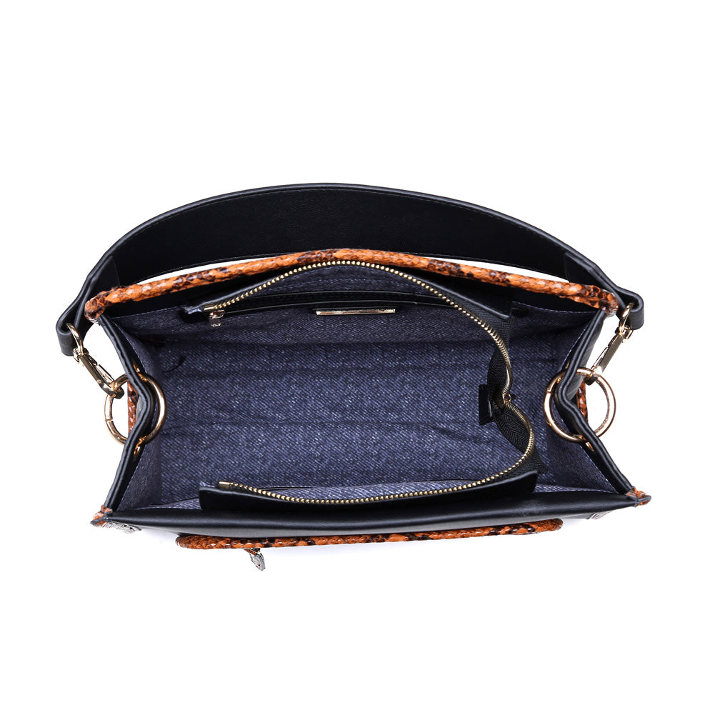 Woman wearing Black Urban Expressions Kai Satchel 840611155733 View 9 | Black
