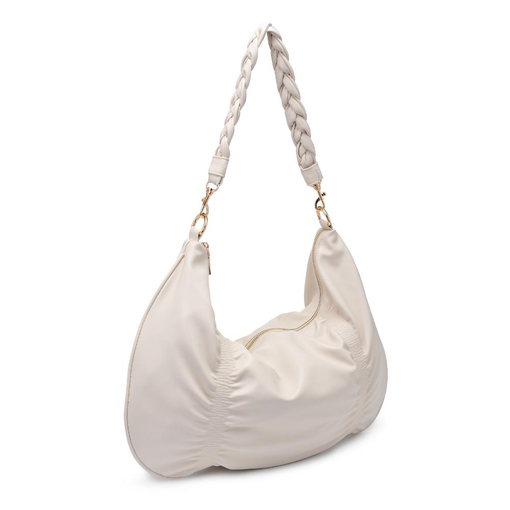 Woman wearing Ivory Urban Expressions Amber Hobo 840611130464 View 6 | Ivory