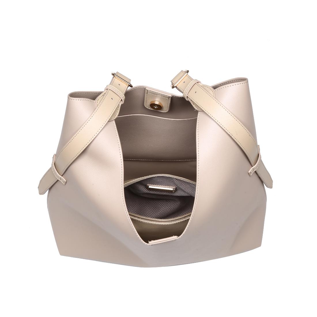 Woman wearing Almond Urban Expressions Maria Hobo 840504206276 View 9 | Almond