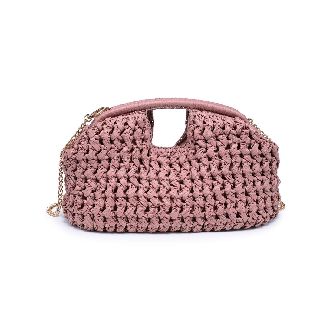 Woman wearing Mauve Urban Expressions Abigail Crossbody 840504204142 View 5 | Mauve