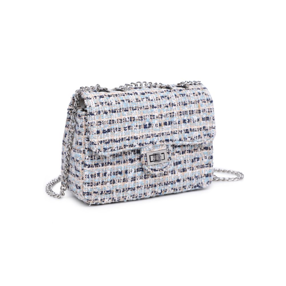 Woman wearing Denim Multi Urban Expressions Camille Shoulder Bag 840611120540 View 6 | Denim Multi