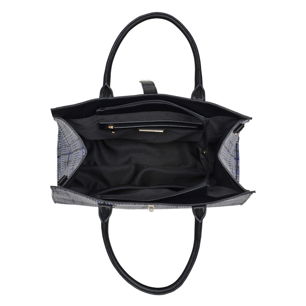 Woman wearing Navy Urban Expressions Bryony Tote NA-840611153173 View 9 | Navy