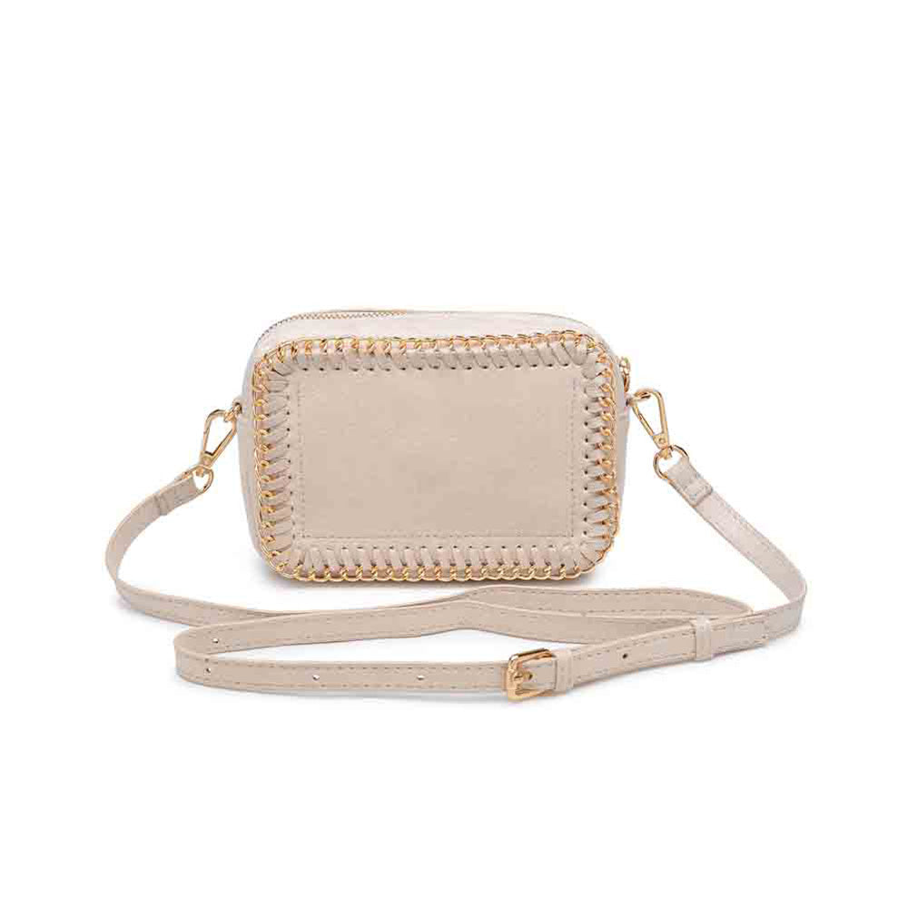 Woman wearing Cream Urban Expressions Brityn Crossbody NA-840611146144 View 7 | Cream