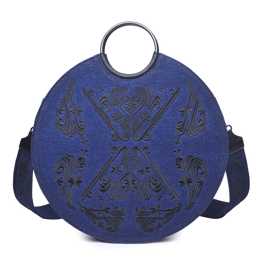 Woman wearing Indigo Urban Expressions Priscilla Crossbody 840611143228 View 5 | Indigo
