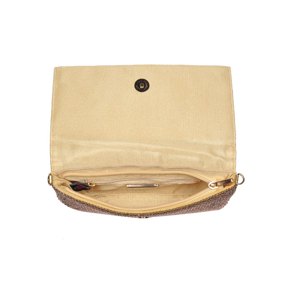 Product Image of Urban Expressions Foxy Clutch NA-840611166517 View 4 | Gold