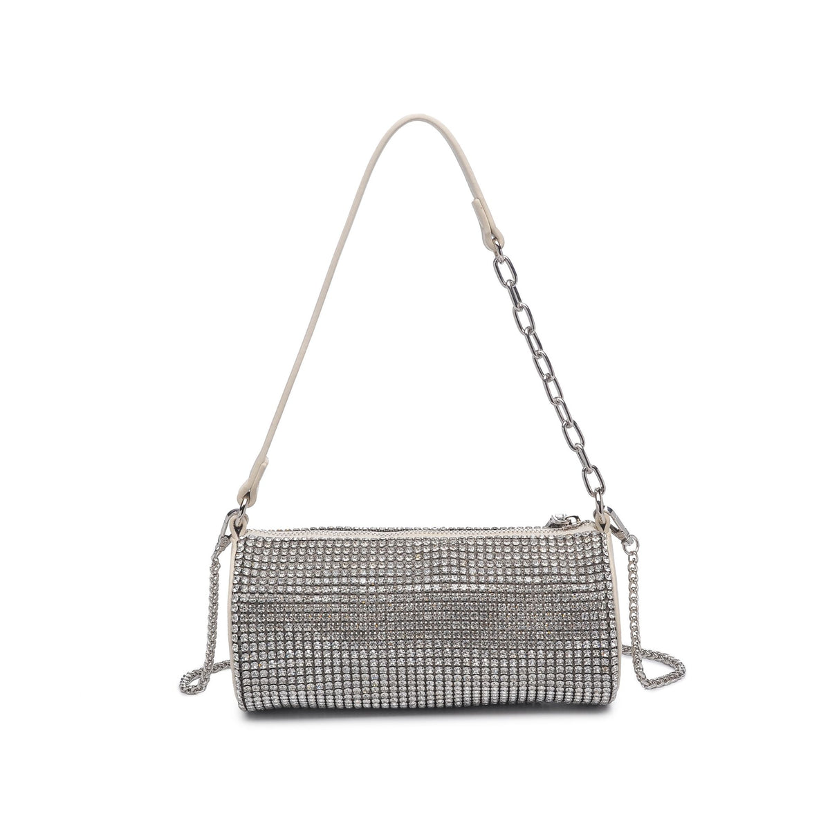 Product Image of Urban Expressions Britney Evening Bag 818209012652 View 7 | White
