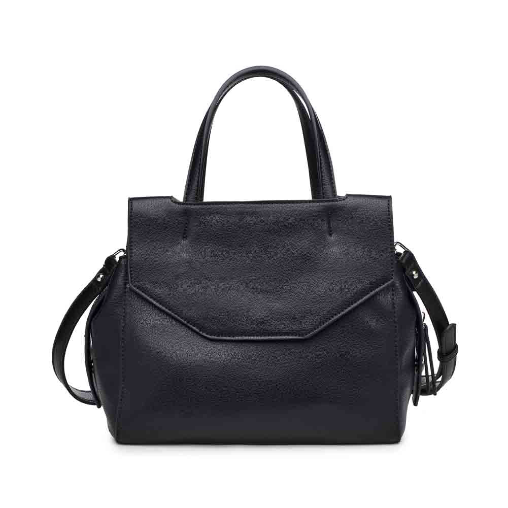 Product Image of Urban Expressions Edison Satchel NA-840611147462 View 3 | Black