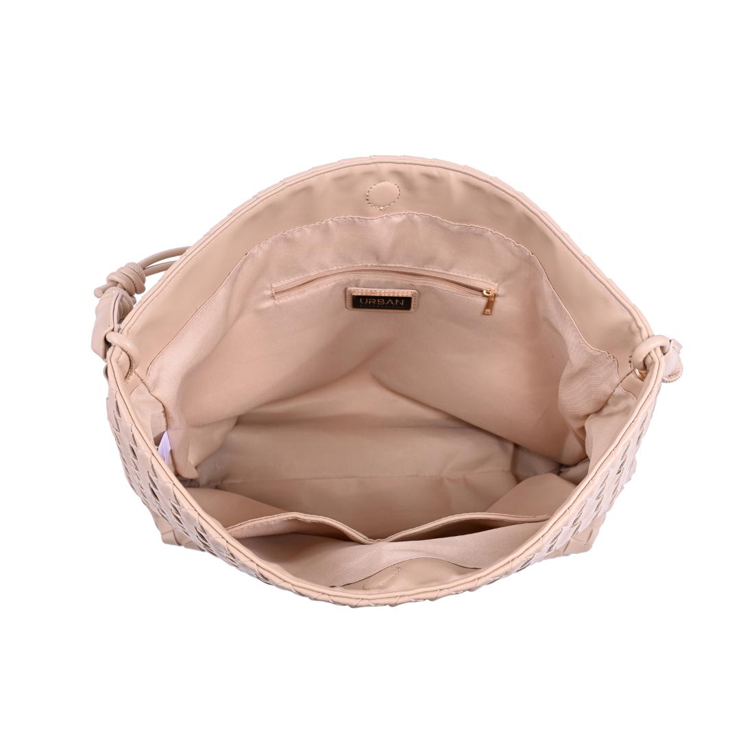 Woman wearing Almond Urban Expressions Theo Hobo 840504205606 View 9 | Almond