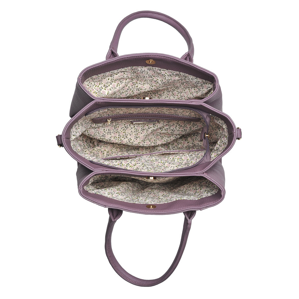 Product Image of Urban Expressions Dante Tote NA-840611150646 View 4 | Mauve
