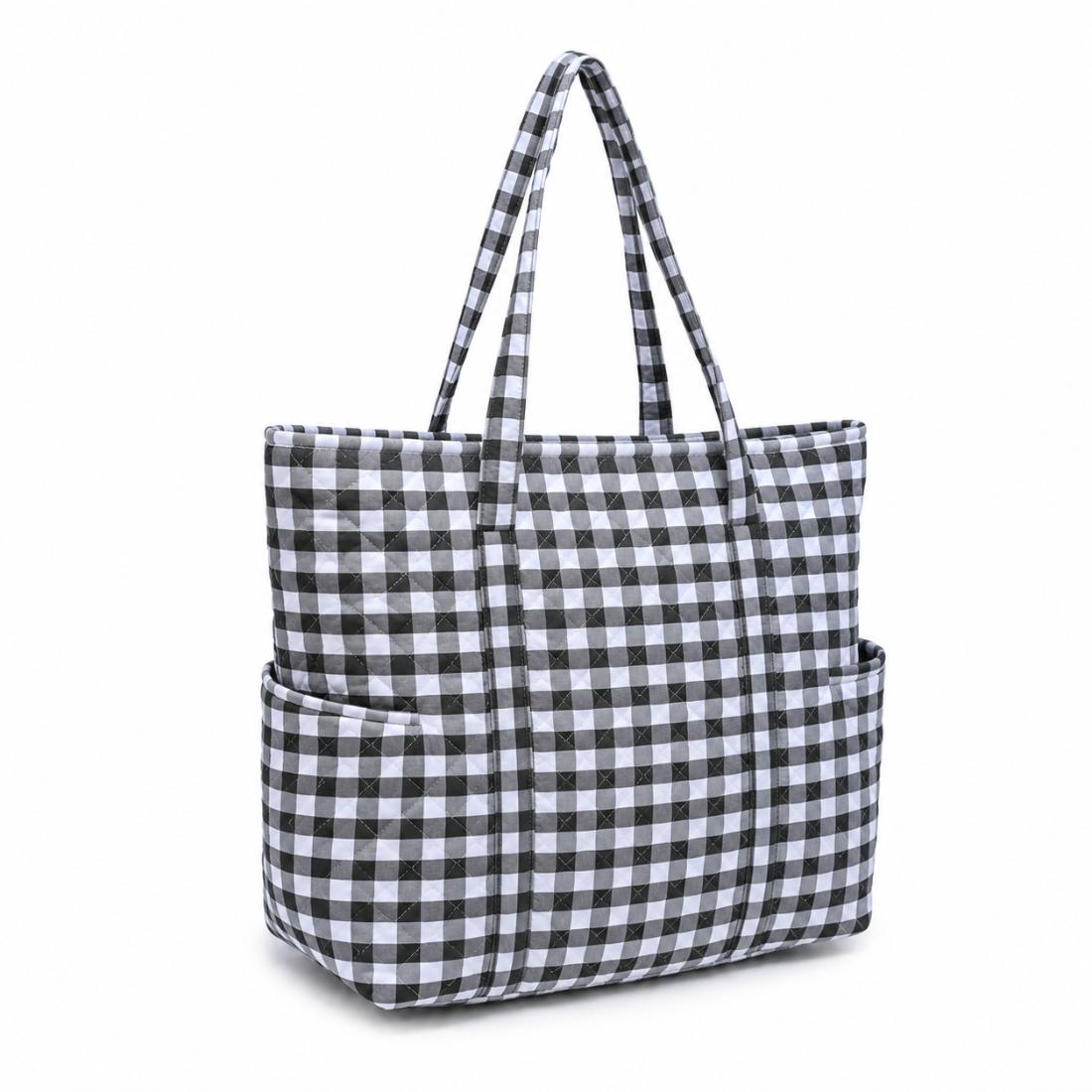 Urban Essentials Checkmate - Insulated Carryall Tote 840504216657 View 1 | Black