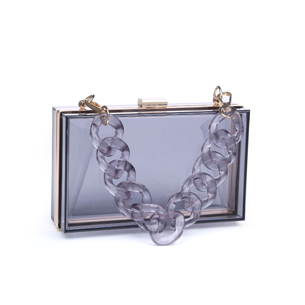 Product Image of Urban Expressions Lizzo Evening Bag 840611168351 View 2 | Smoke