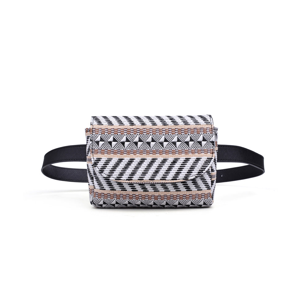 Product Image of Urban Expressions Capri Belt Bag 840611158680 View 1 | White Black