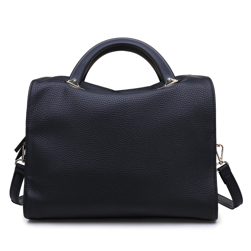 Woman wearing Black Urban Expressions Amelie Satchel NA-840611145000 View 5 | Black