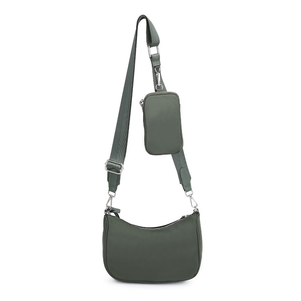 Product Image of Urban Expressions Joss - Nylon Crossbody 840611178466 View 7 | Hunter Green