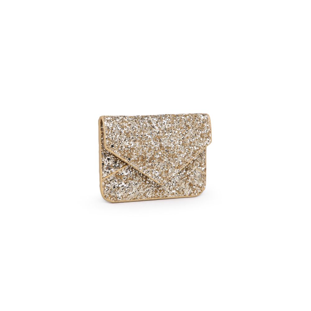 Product Image of Urban Expressions Fifi Confetti Card Holder NA-840611164872 View 6 | Gold