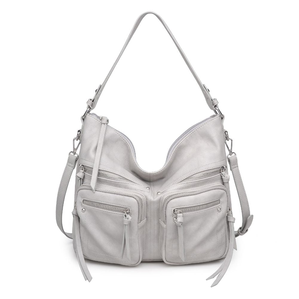 Product Image of Urban Expressions Barbara Hobo 840611164506 View 1 | Grey