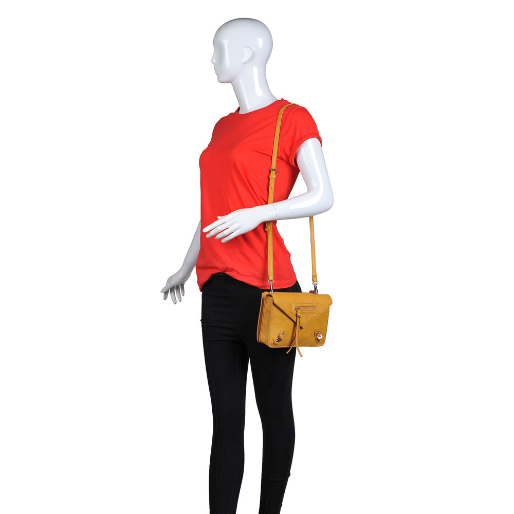 Product Image of Urban Expressions Porter Crossbody NA-840611146274 View 5 | Mustard