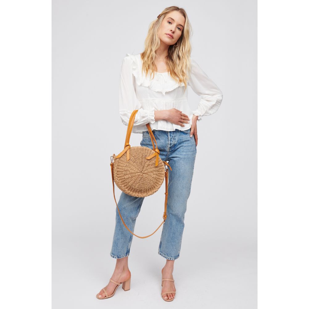 Woman wearing Natural Urban Expressions Ellesmere Shoulder Bag 818209018708 View 3 | Natural