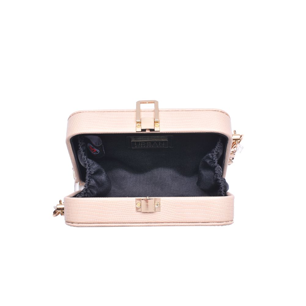 Product Image of Urban Expressions Gwen Lizard Evening Bag 840611173997 View 4 | Oatmilk