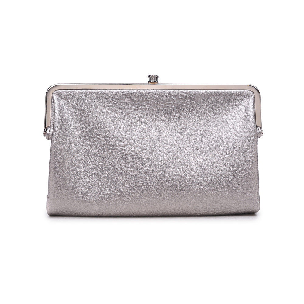 Woman wearing Silver Urban Expressions Sandra Wallet NA-840611130785 View 5 | Silver