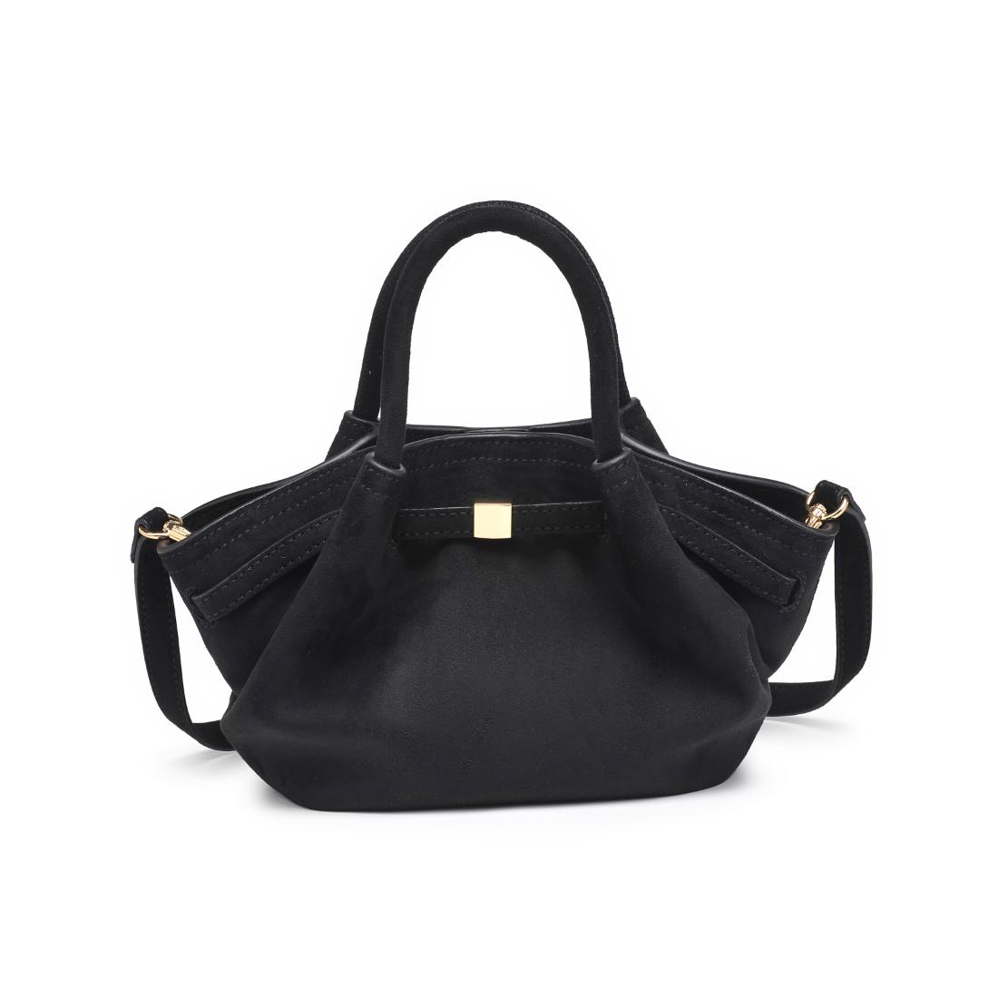Product Image of Urban Expressions Selena - Faux Suede Crossbody 840611199188 View 5 | Black