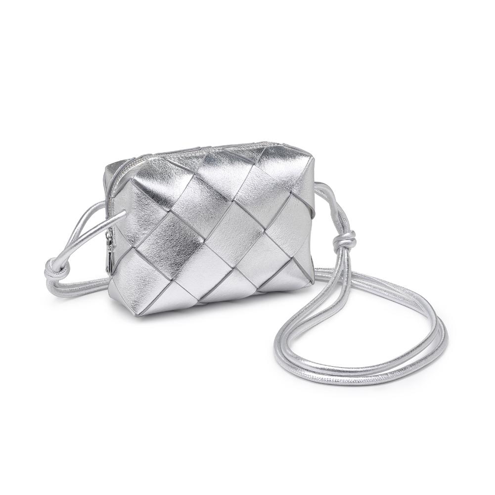 Product Image of Urban Expressions Kennedy Crossbody 840611124173 View 6 | Silver