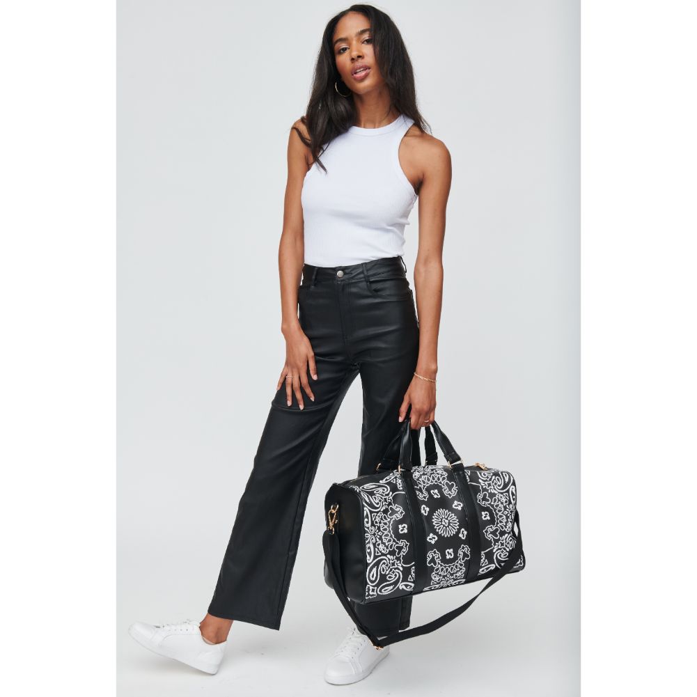 Woman wearing Black Urban Expressions Domenica Weekender 840611186591 View 2 | Black