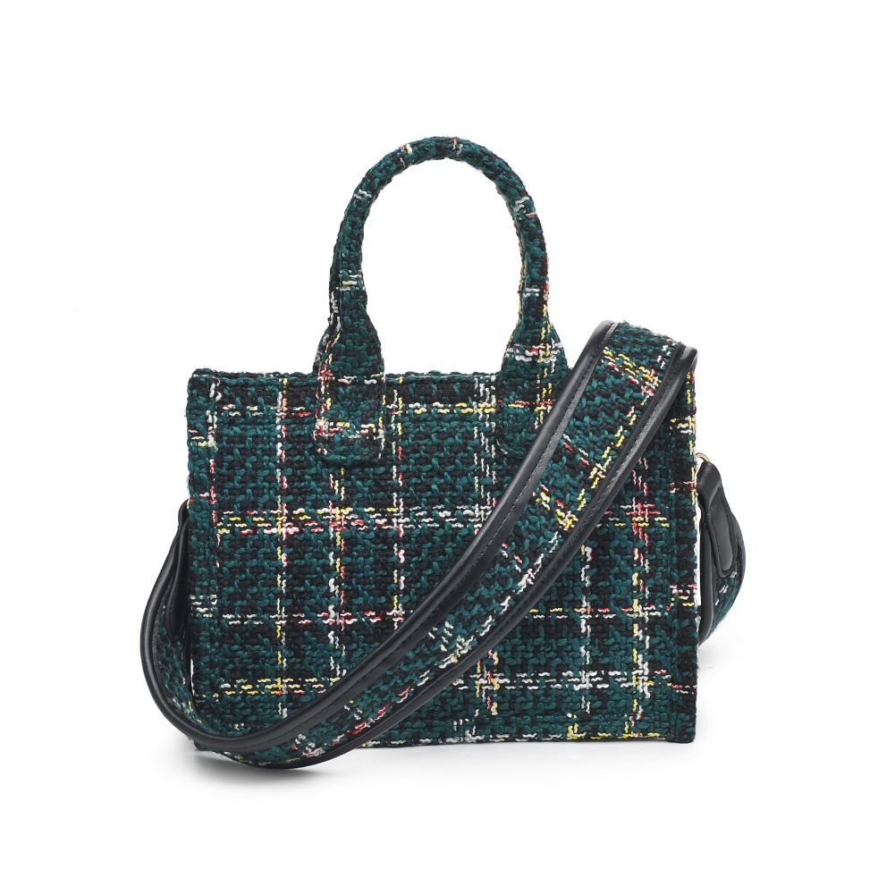 Product Image of Urban Expressions Edina - Plaid Crossbody 840611103086 View 7 | Green