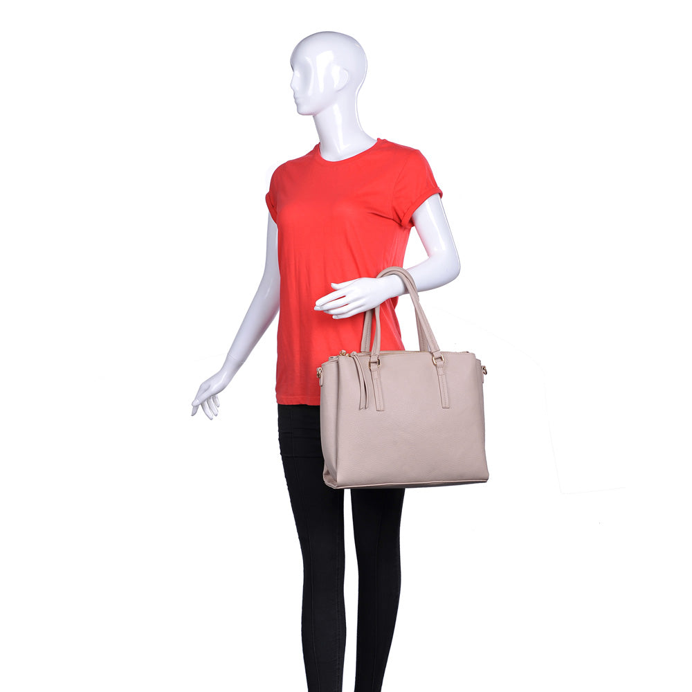 Product Image of Urban Expressions Lori Satchel NA-840611160188 View 5 | Nude