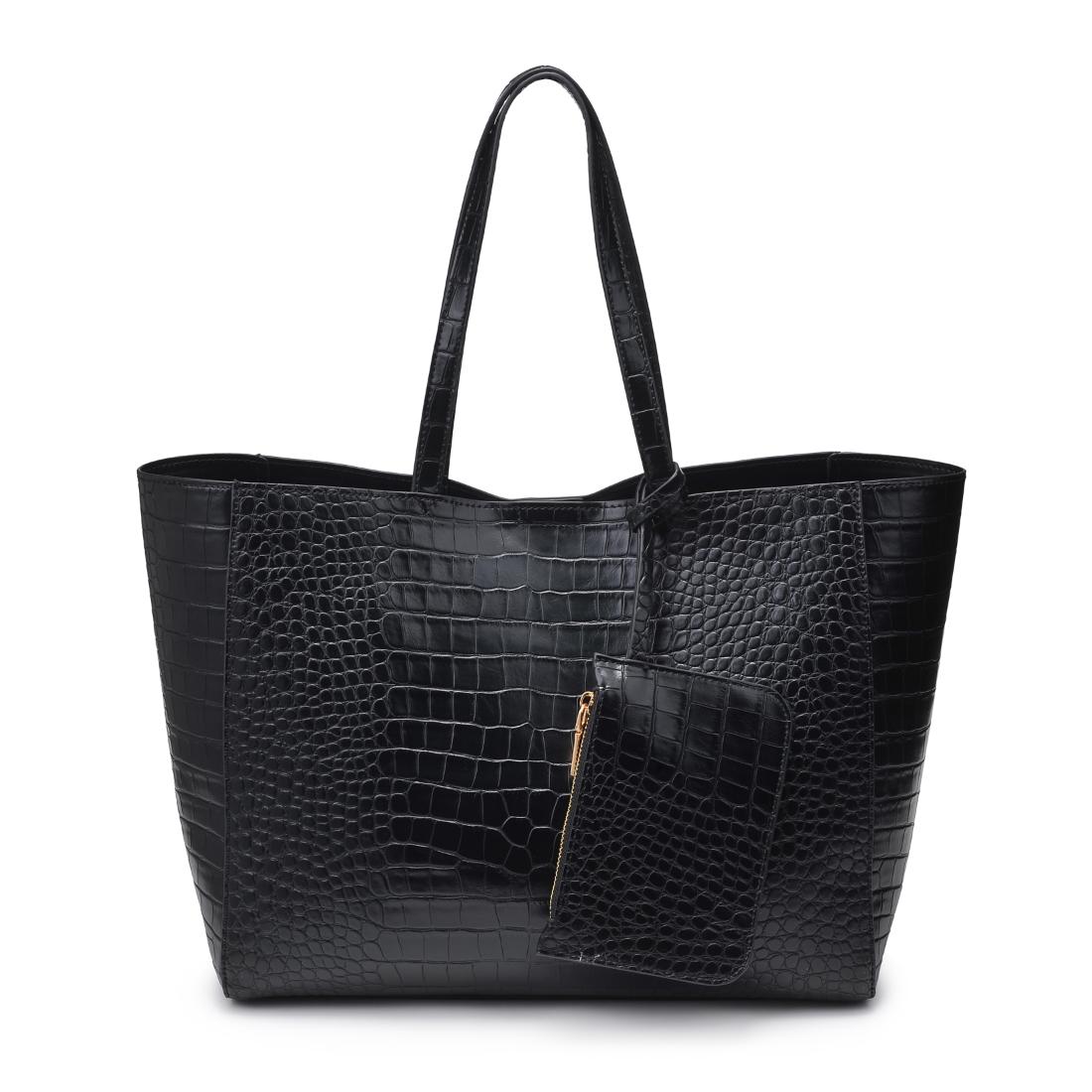 Product Image of Urban Expressions Tiffany Tote 840611198976 View 5 | Black