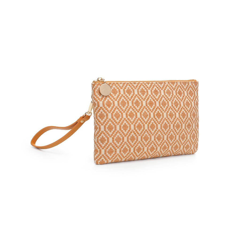 Product Image of Urban Expressions Joan - Jacquard Wristlet 840611181152 View 6 | Caramel
