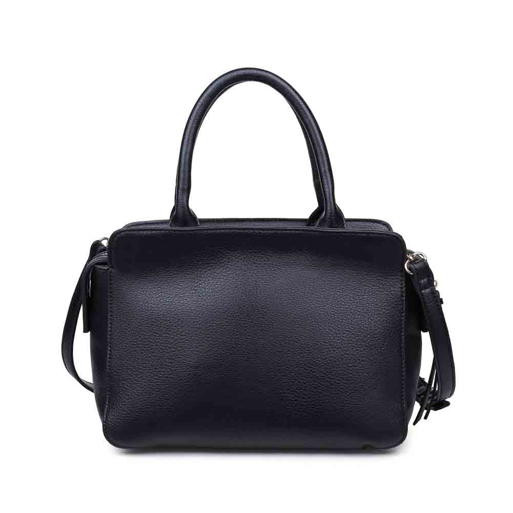 Product Image of Urban Expressions Orchid Satchel 840611140944 View 3 | Black