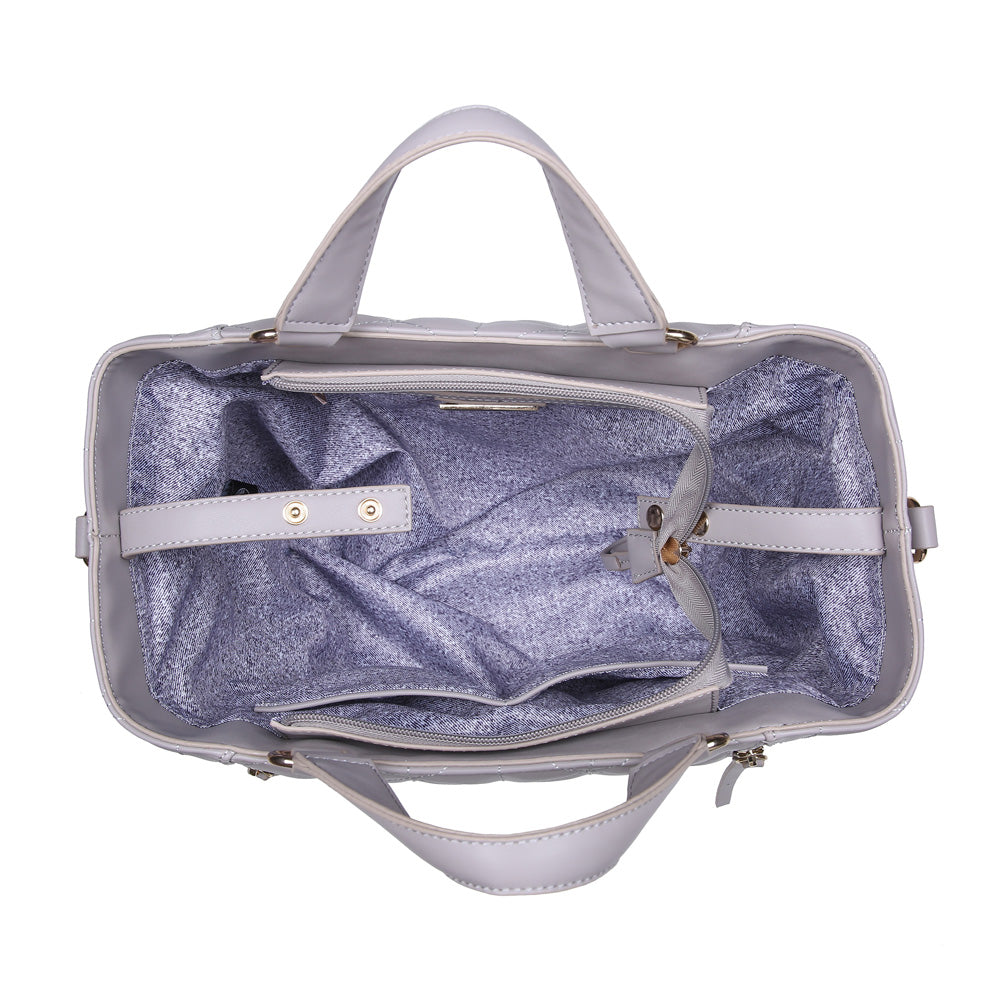 Product Image of Urban Expressions Simone Satchel NA-840611149992 View 4 | Grey