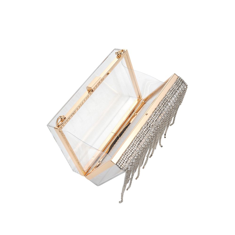 Product Image of Urban Expressions Jazzy Minaudiere 840611184962 View 8 | Clear
