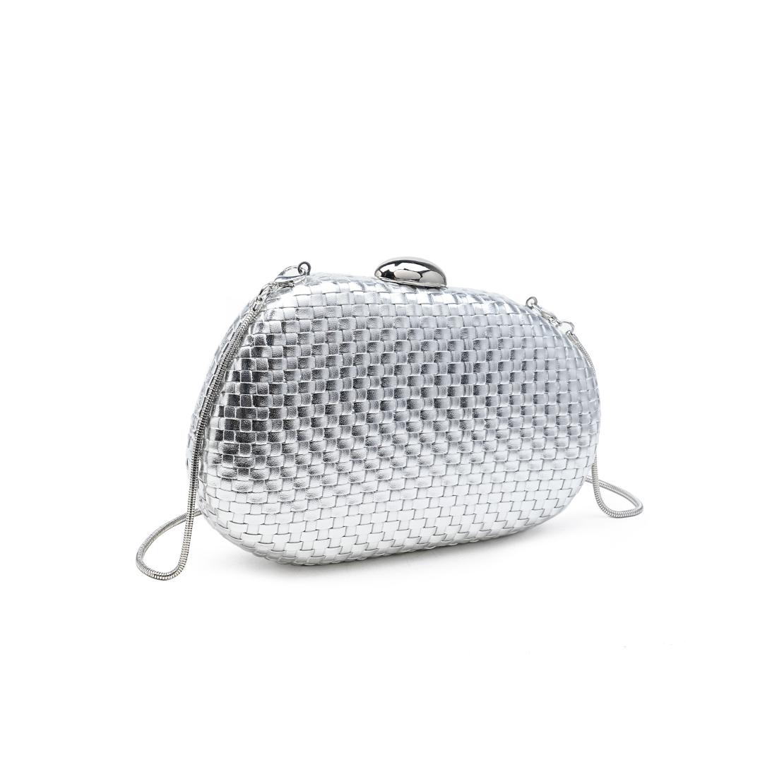 Urban Expressions King Evening Bag 840504213533 View 2 | Silver